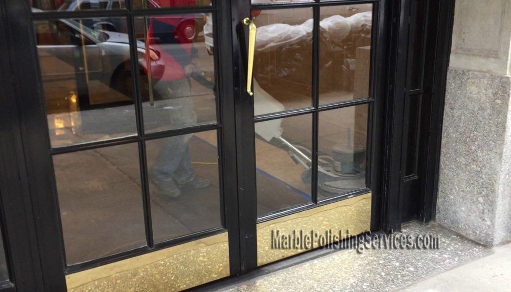 Marble Floor Restoration in Building Lobby NYC