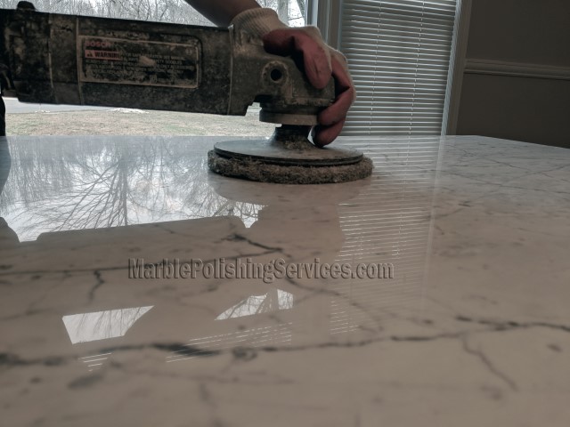 Marble Countertop Polishing and Cleaning