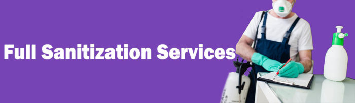 Full sanitization services