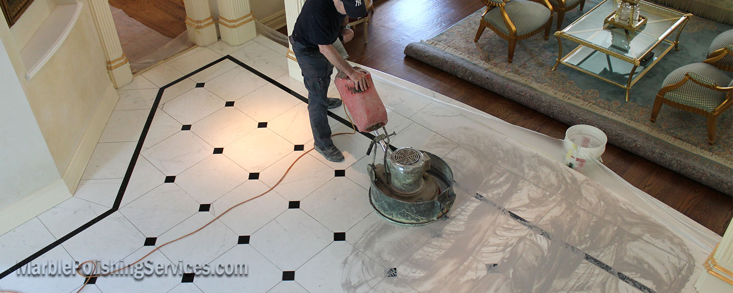 Marble Floor Restoration and Polishing